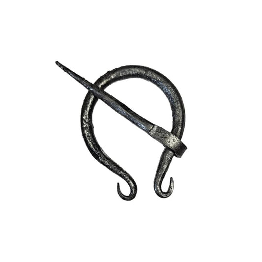 Hand forged Penannular / Cloak Clasp