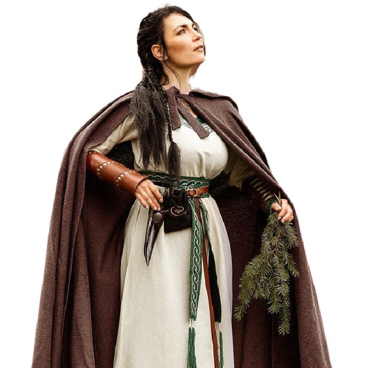 Frantz Medieval Viking Cloak – Hooded Cotton Cloak