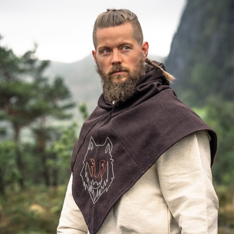 Viking Brown Gugel "Halfdan"