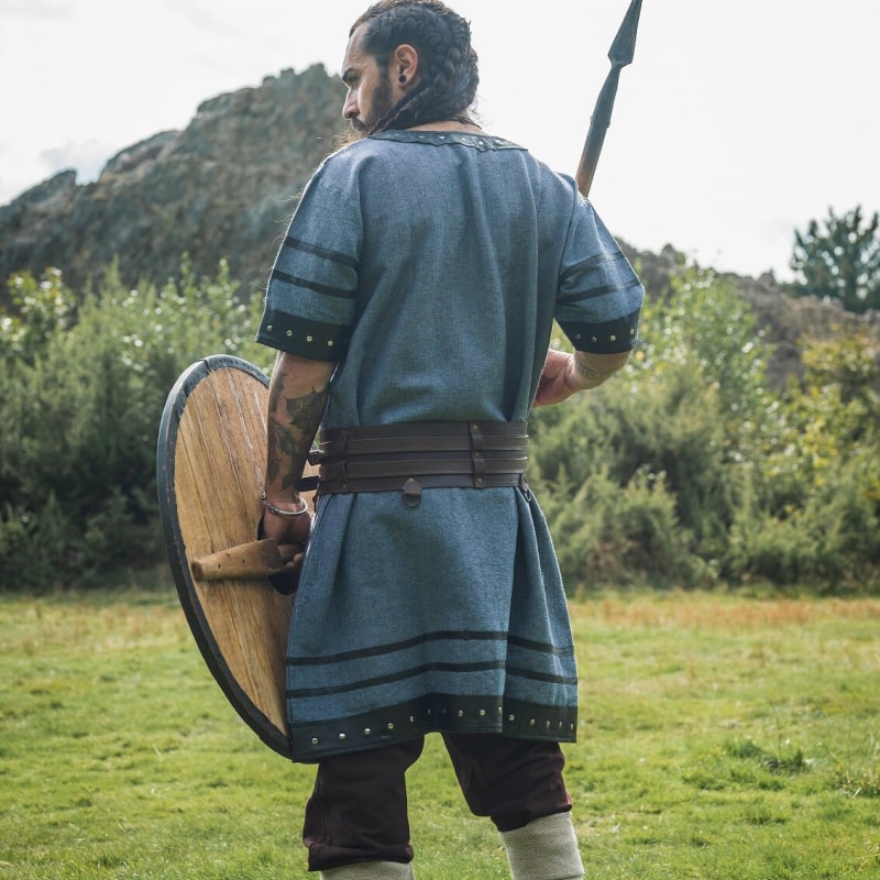 Rollo Leather Trimmed Viking Tunic