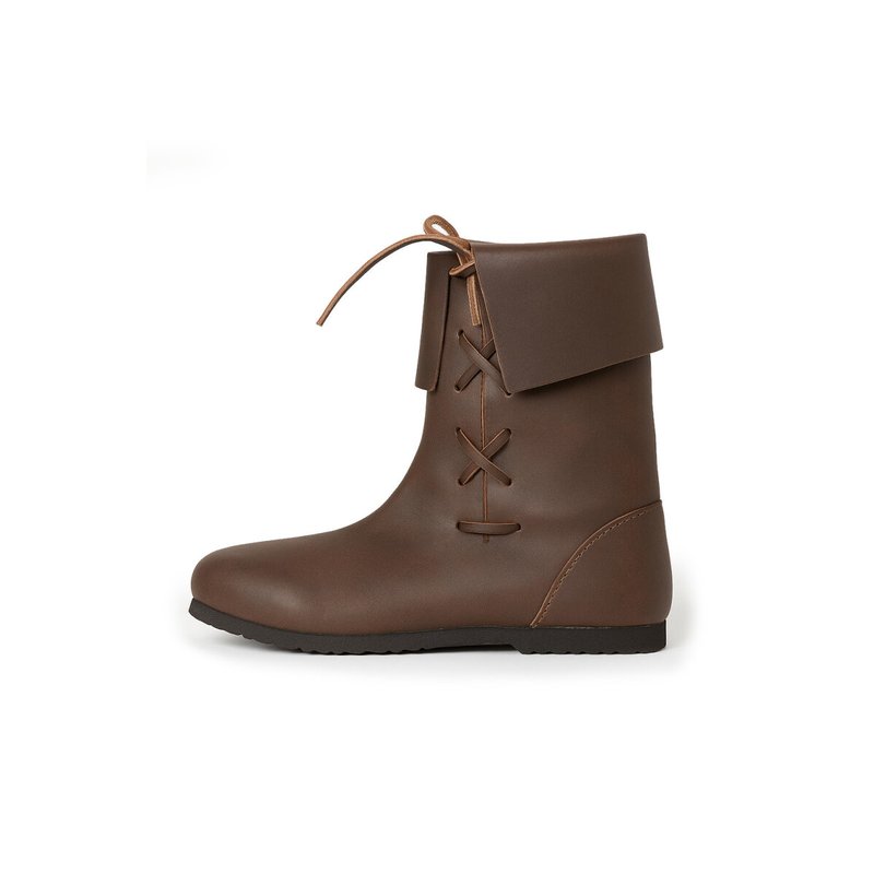Medieval Nubuck Gauntlet Riding Boots