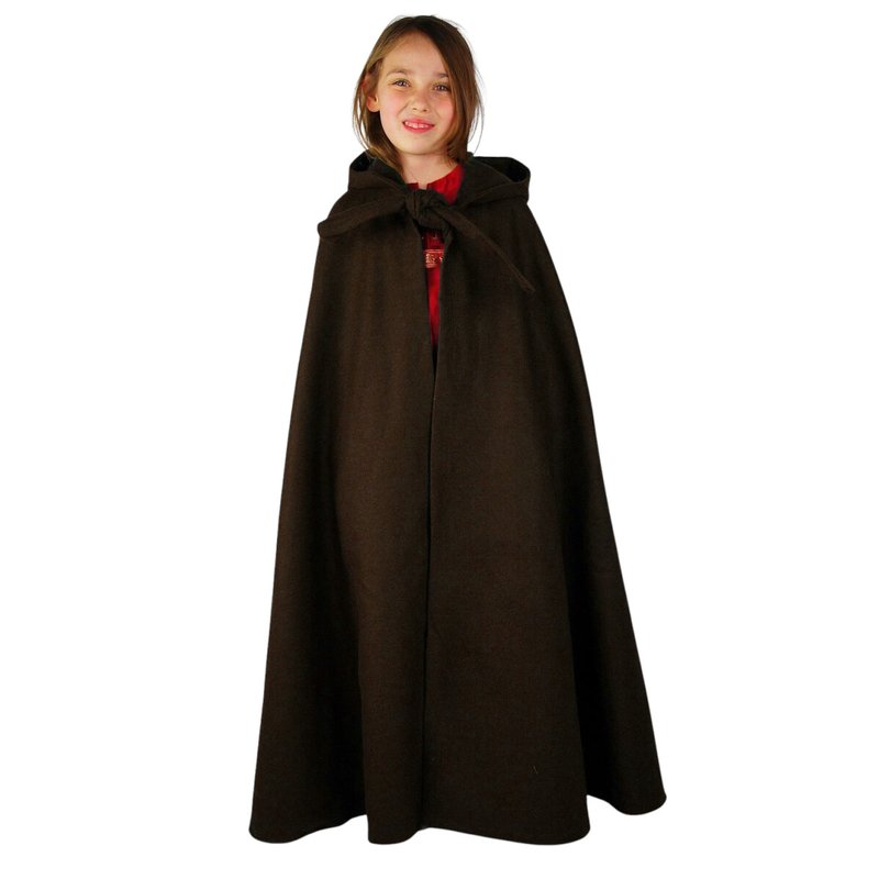 Children's Wool Cape with Long Hood "Henrik" - Product image 2