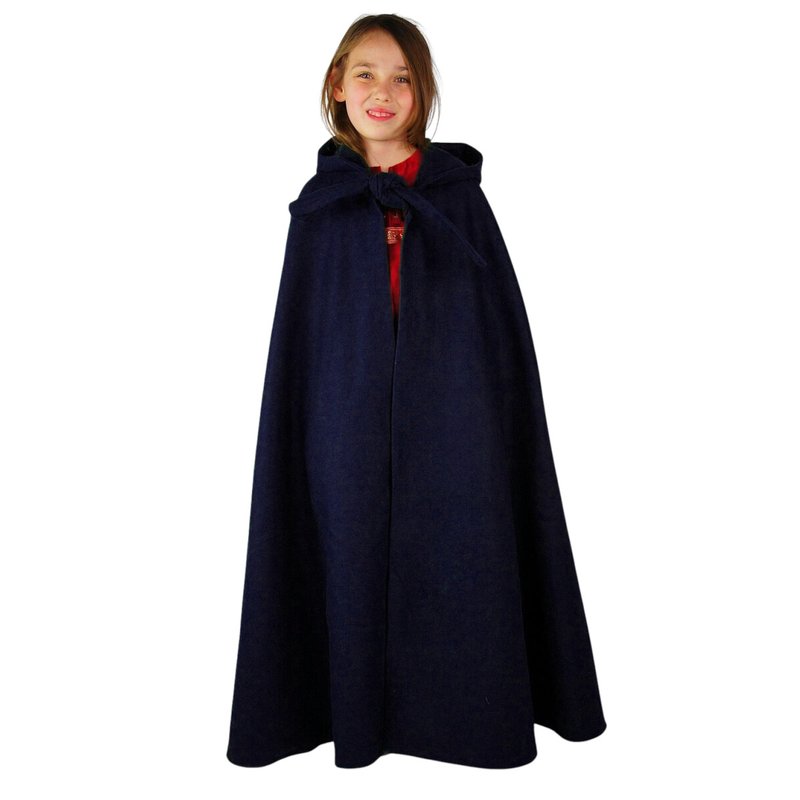 Children's Wool Cape with Long Hood "Henrik" - Product image 3