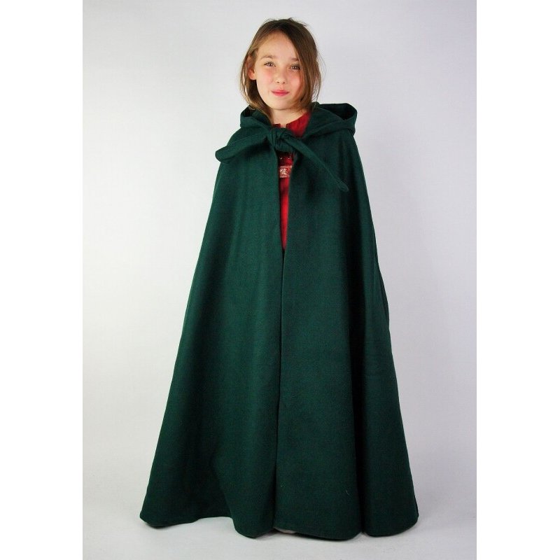 Children's Wool Cape with Long Hood "Henrik" - Product image 4