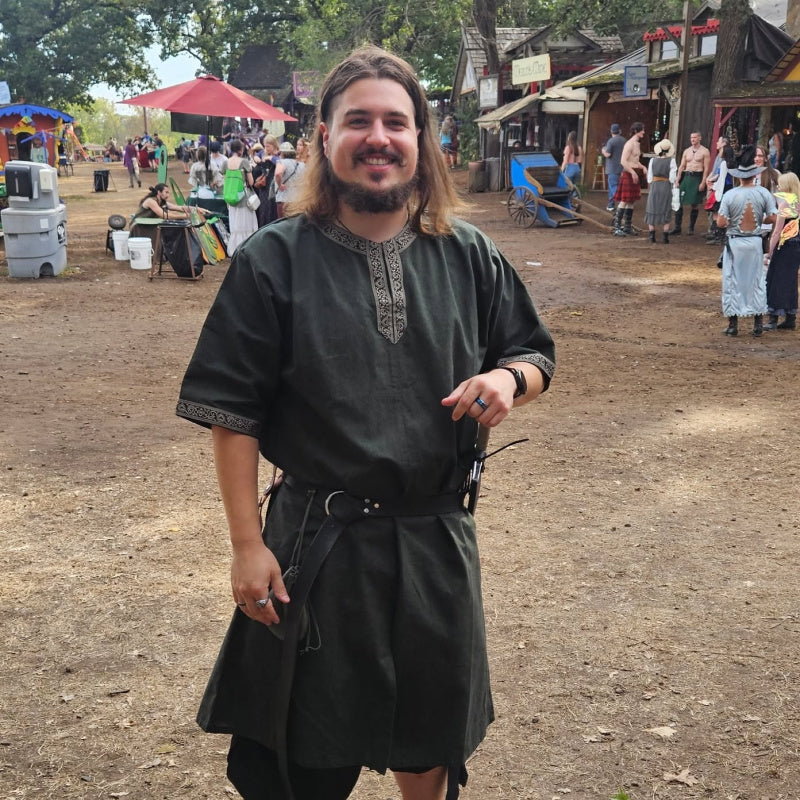 Richard Short-Sleeved Tunic with Trim