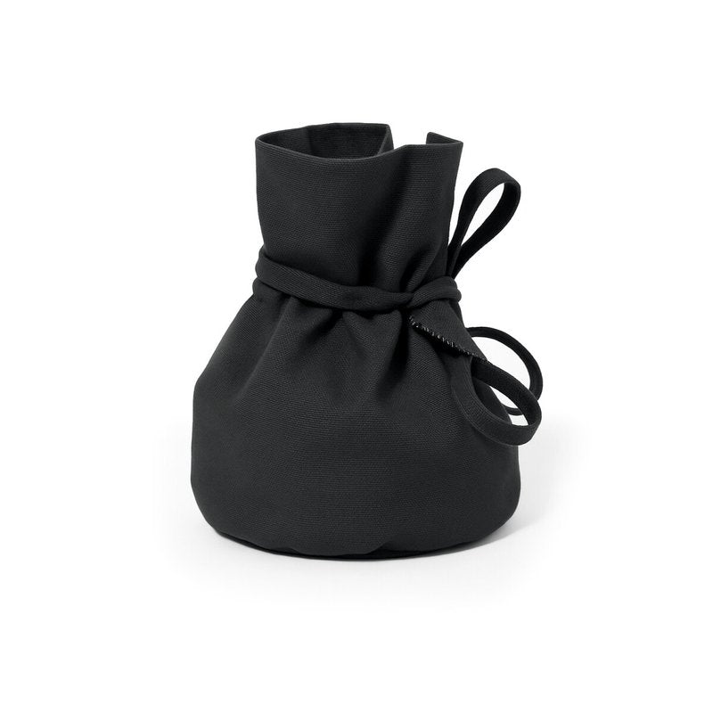 Garin Medieval Cotton Drawstring Pouch — Black - Product image 2
