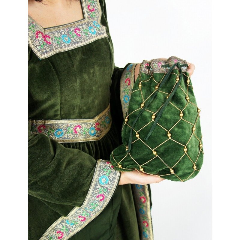 Relindis Cotton Velvet Pouch — 30 × 20 cm - Product image 4