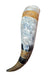 Mjolnir and Vegvisir Drinking Horn w/ holder