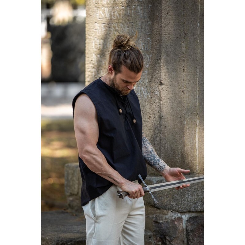 Sleeveless Medieval Lace-Up Shirt “Jean” - Product image 2