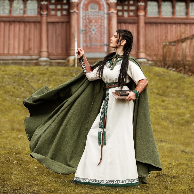 Frantz Medieval Viking Cloak – Hooded Cotton Cloak - Product image 11