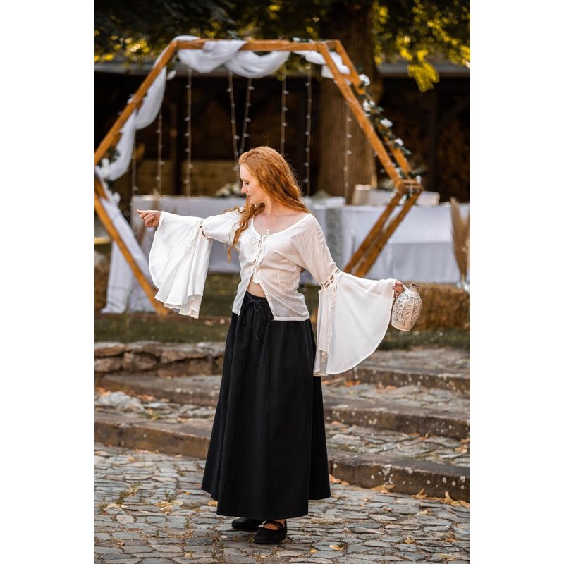 Carmen Medieval Laced Blouse with Trumpet Sleeves - Product image 2