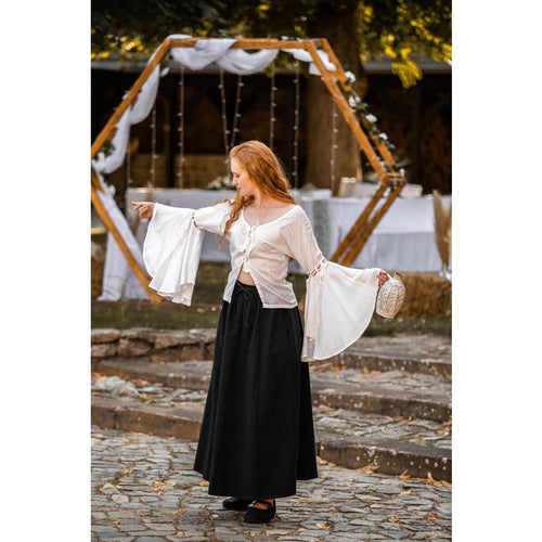 Carmen Medieval Laced Blouse with Trumpet Sleeves - Product image 2