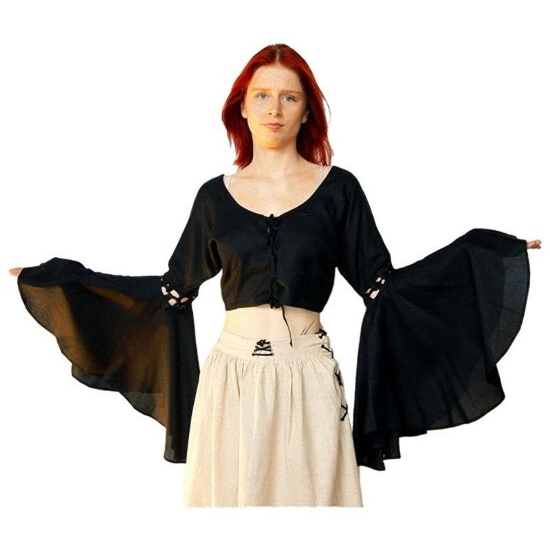 Esmeralda Cropped Laced Blouse - Product image 3
