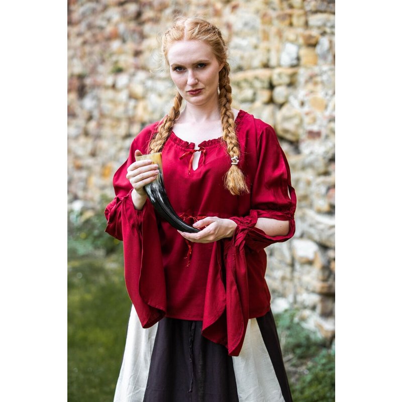 Victoria Medieval Blouse — Gathered Sleeves & Waist Lacing - Product image 2