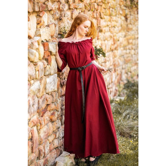 Melisande Floor-Length Short-Sleeved Medieval Dress