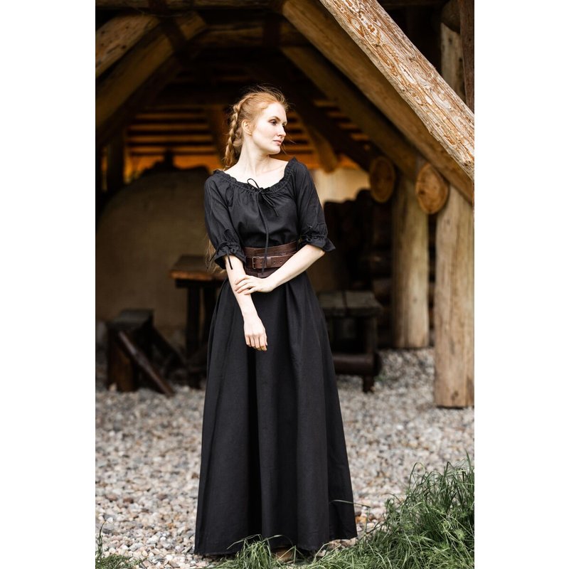 Melisande Floor-Length Short-Sleeved Medieval Dress - Product image 5