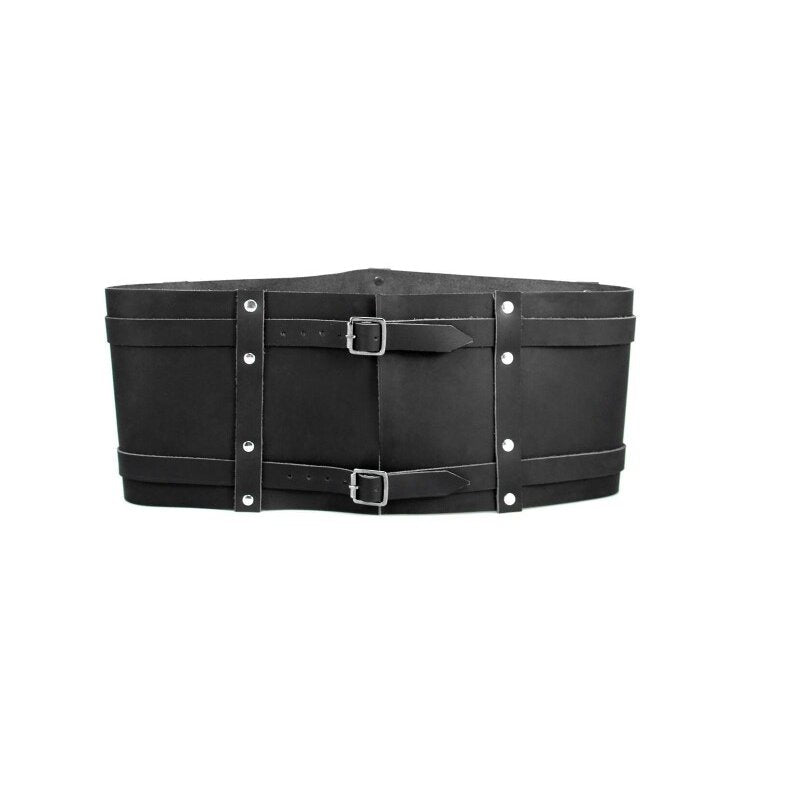 Joon Wide Nubuck Leather Viking Belt