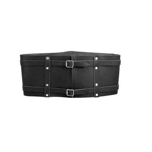 Joon Wide Nubuck Leather Viking Belt