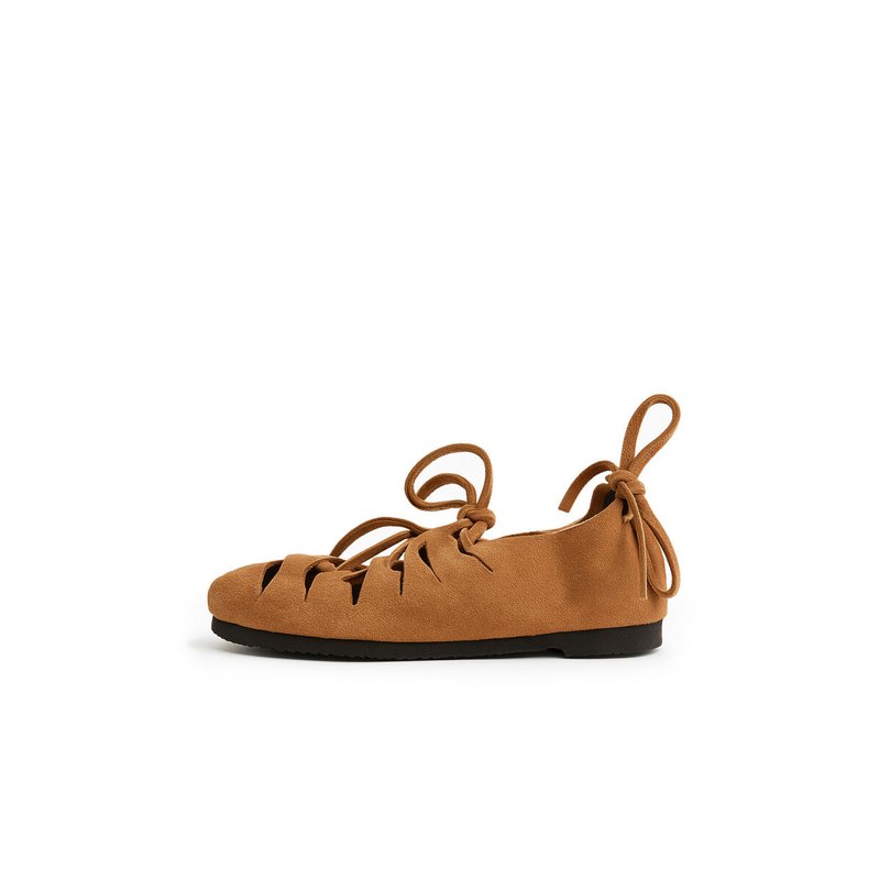 Suede Ankle Boots — Laced Medieval‑Inspired Boots - Product image 2