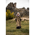 Idun Viking Embroidered Dress, V‑Neck Cotton