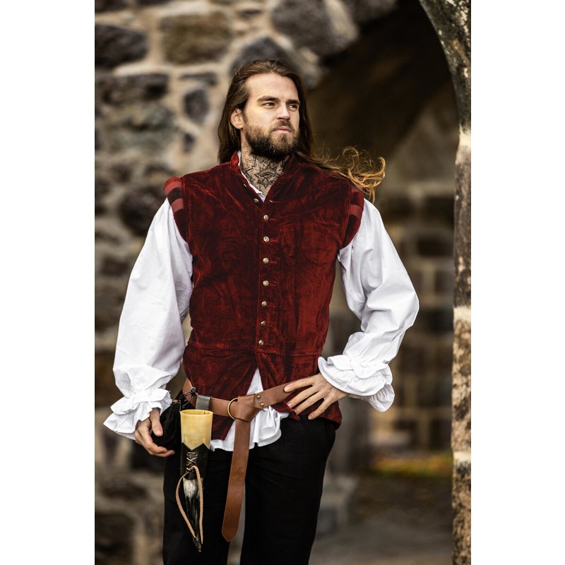 Pierre Velvet Doublet — Sleeveless, High Collar - Product image 3