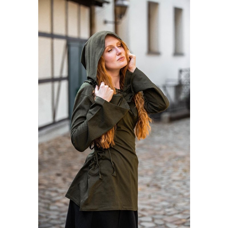 Lea Lace-Up Hooded Top - Product image 3