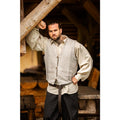 Handwoven Lutz Vest — V-neck with Wooden Buttons - Product image 2