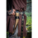Leather Horn Holder with Celtic Embossing