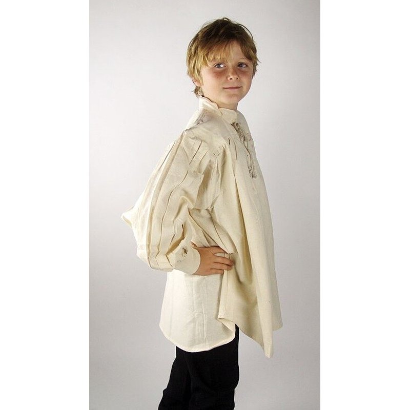 Stand-Up Collar Lace-Up Shirt “Finn” (Children's) - Product image 3