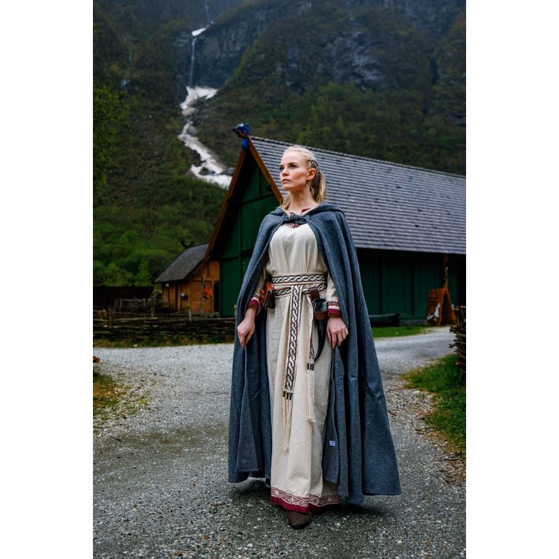 Classic Medieval Cloak Elinor — Short Hood, Front Tie - Product image 5
