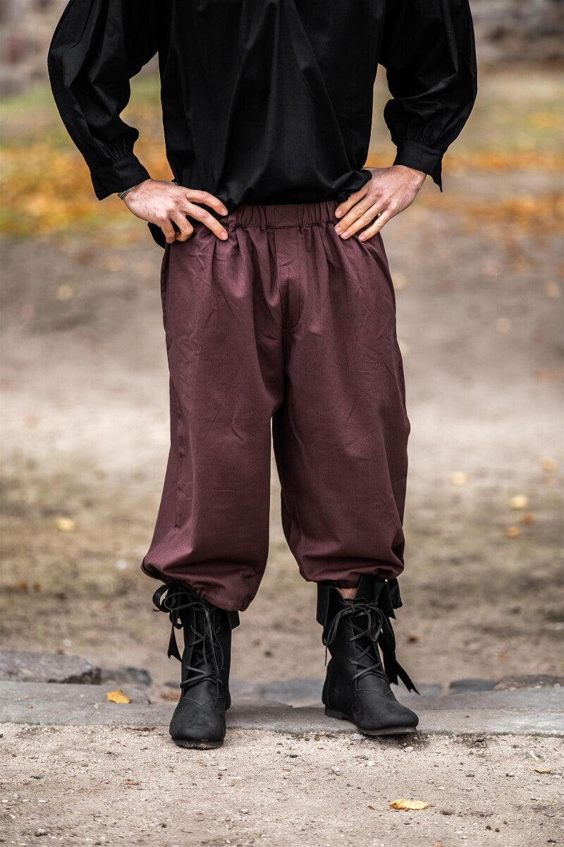 Knee breeches “Vincent” dark brown S