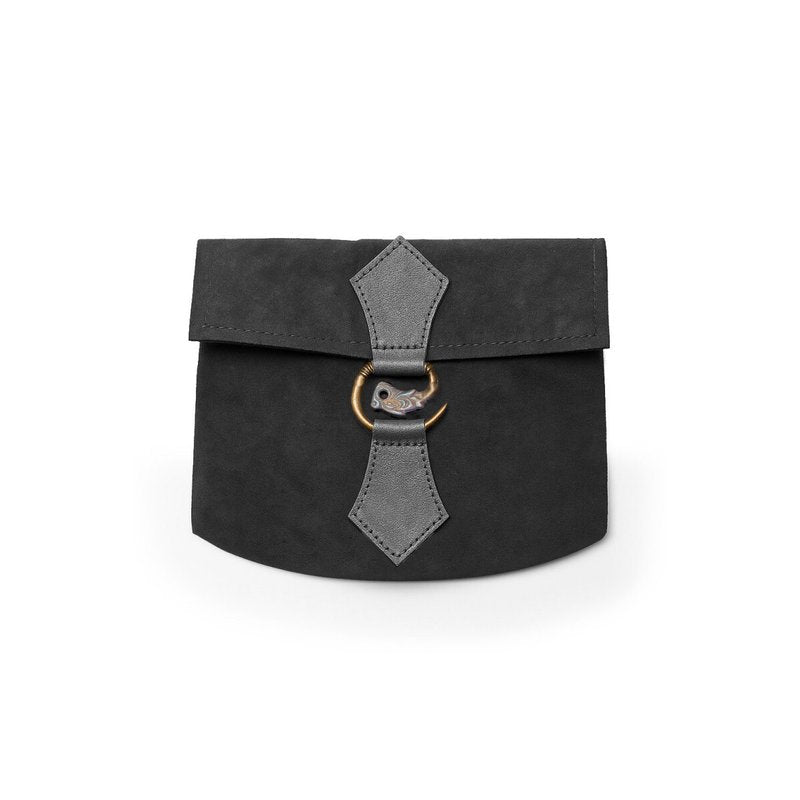 Leather belt bag with dragon buckle "Will"