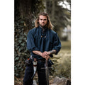 Georg Melange Lace‑Up Stand‑Up Collar Shirt - Product image 2