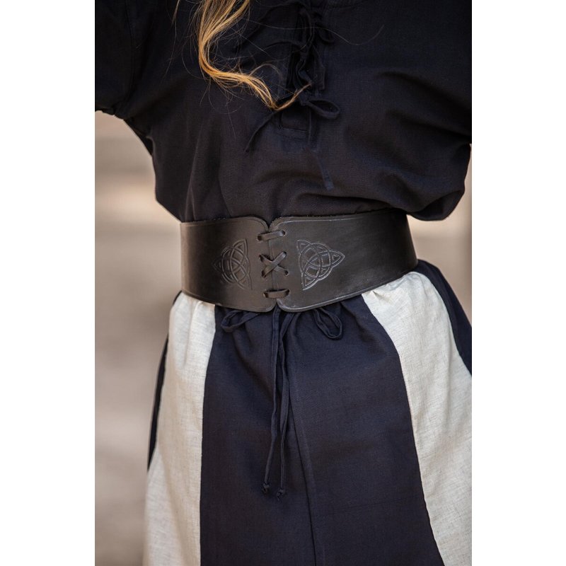 Alana Celtic-Embossed Corset Belt