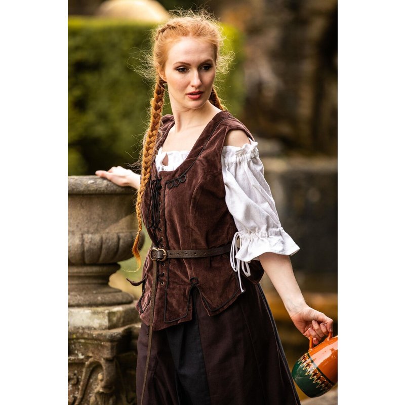Odette Velvet Corset Vest