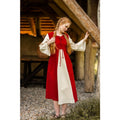 Ilse Medieval Cotton Dress — Trumpet Sleeves & Lace-Up Fit - Product image 2