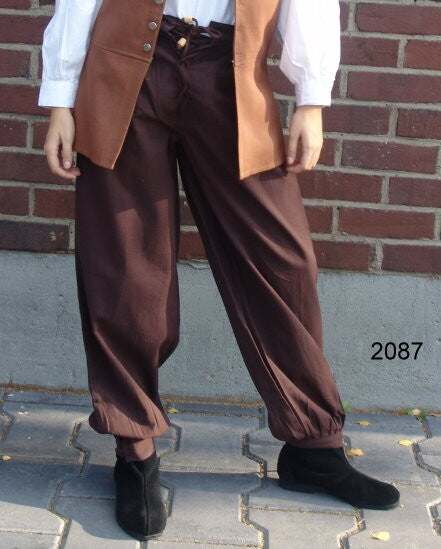 Medieval breeches "Gerold" Dark brown S