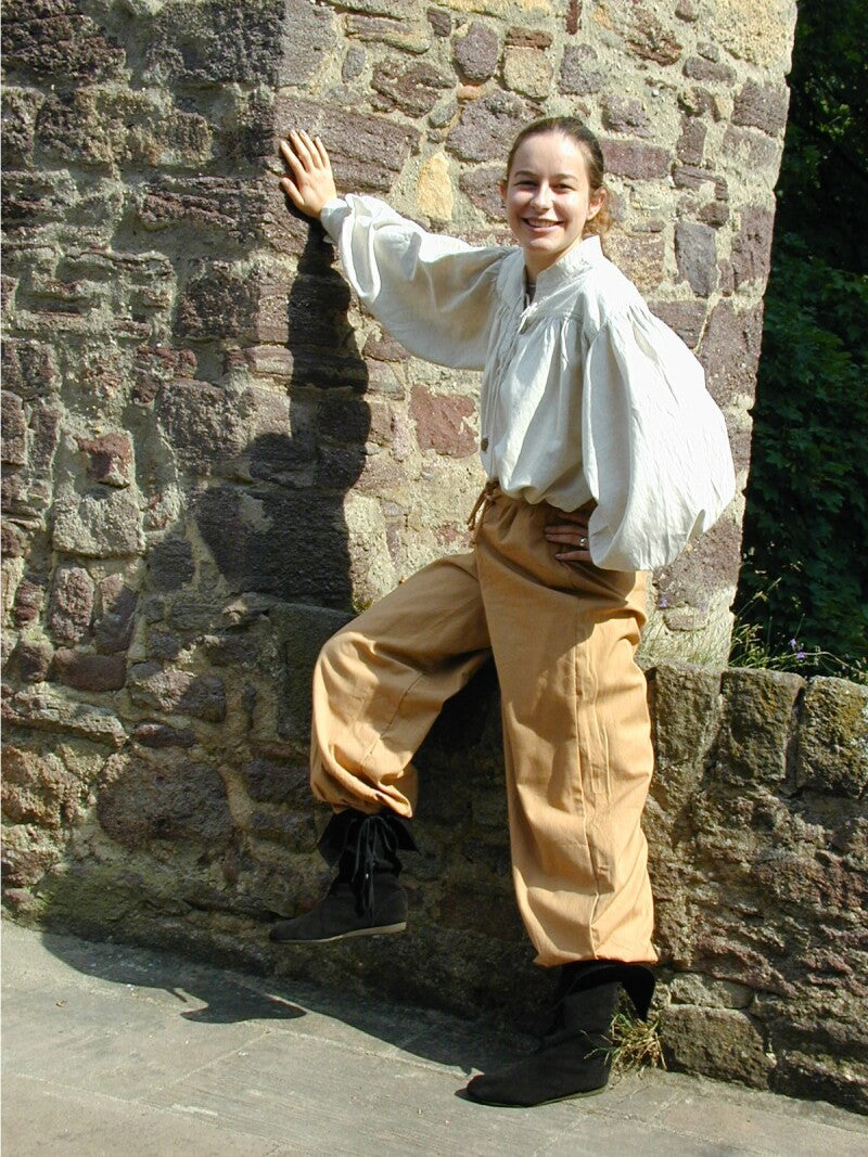 Medieval breeches "Gerold" honey brown S
