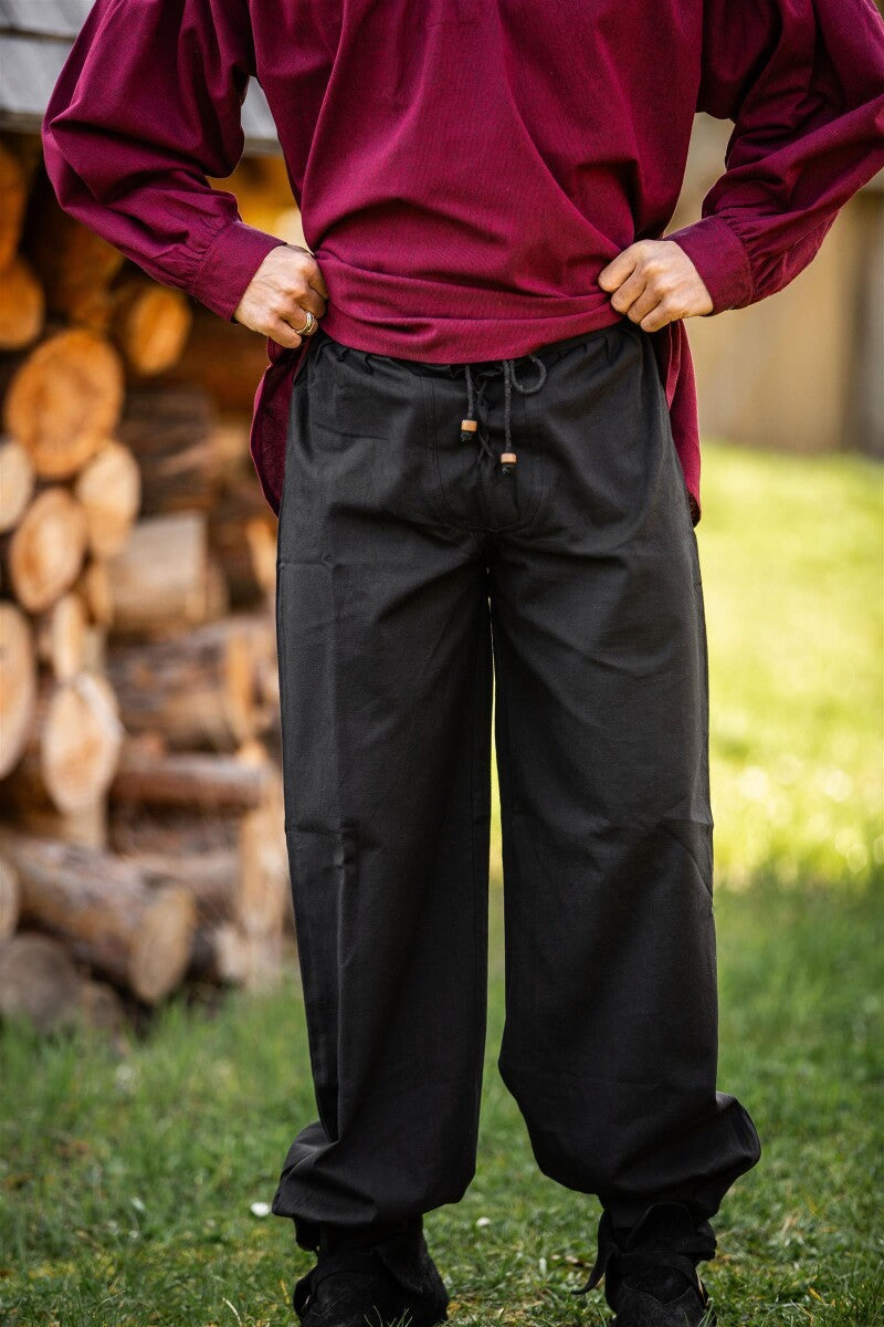 Medieval breeches "Gerold" Black S