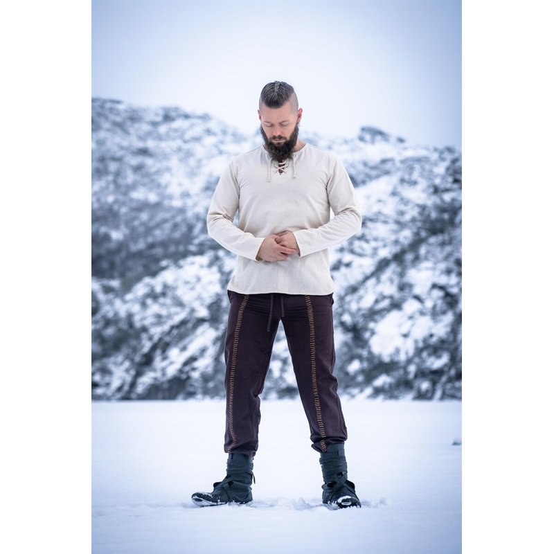 Hermann Medieval Trousers — 100% Cotton with Embroidery