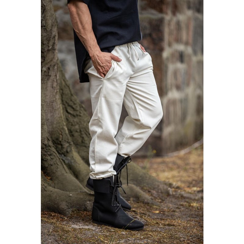 Veit Medieval Cotton Trousers — Elastic Waist & Drawstring - Product image 4