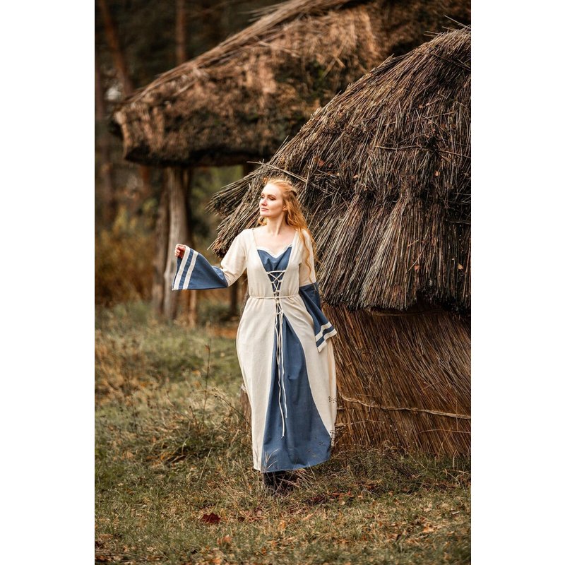 Dorothea Medieval Dress — 100% Cotton, Front & Back Lacing - Product image 2