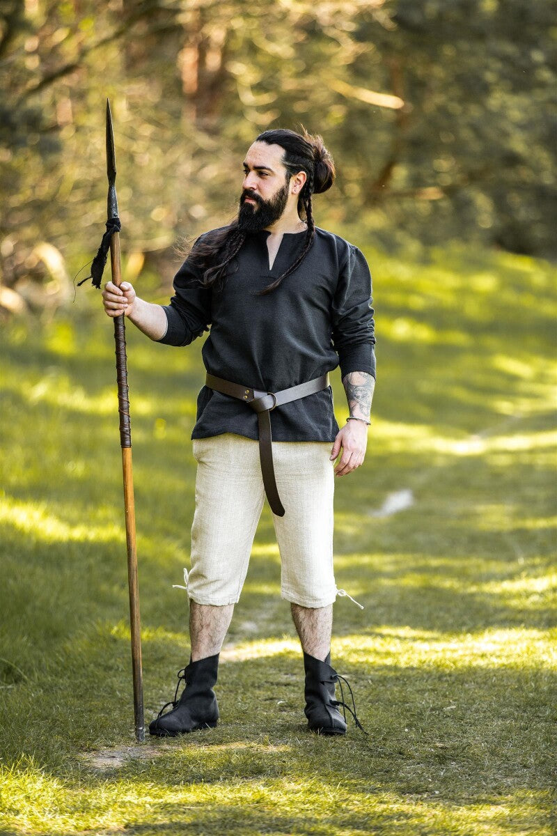 Medieval breeches "Veli" hemp-colored S