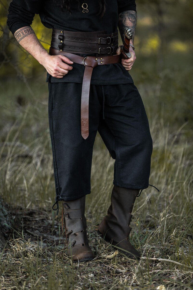 Medieval breeches "Veli" Black XXXL