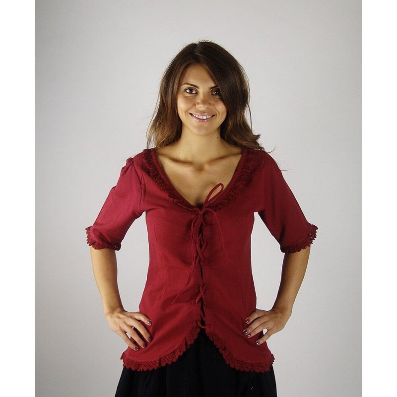 Gabriela Short-Sleeved Medieval Blouse - Product image 2