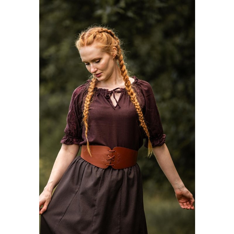 Sandra medieval short-sleeved cotton blouse - Product image 3
