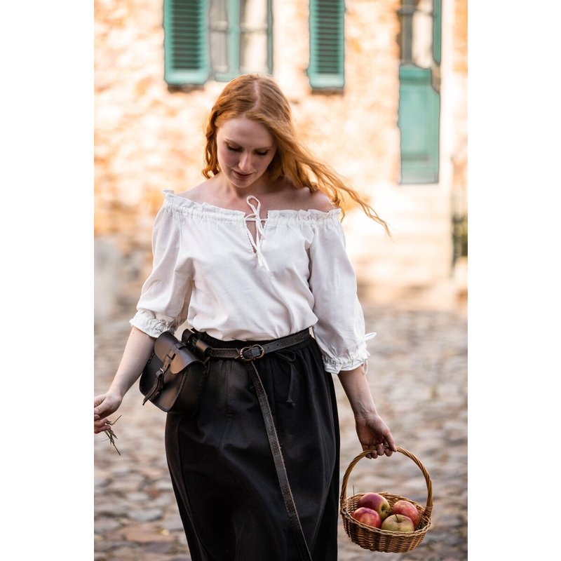 Sandra medieval short-sleeved cotton blouse - Product image 6