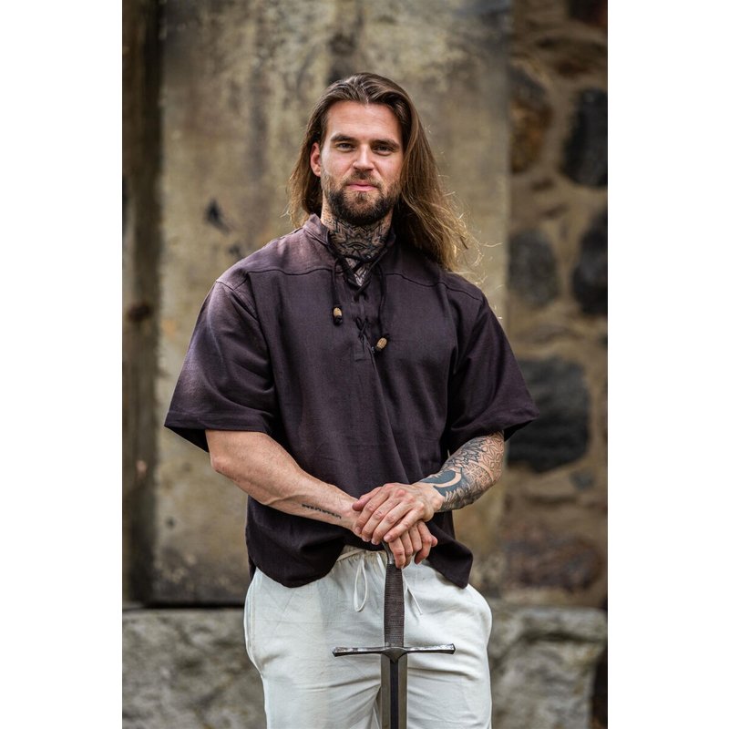 Eric Medieval Short-Sleeved Cotton Shirt - Product image 3