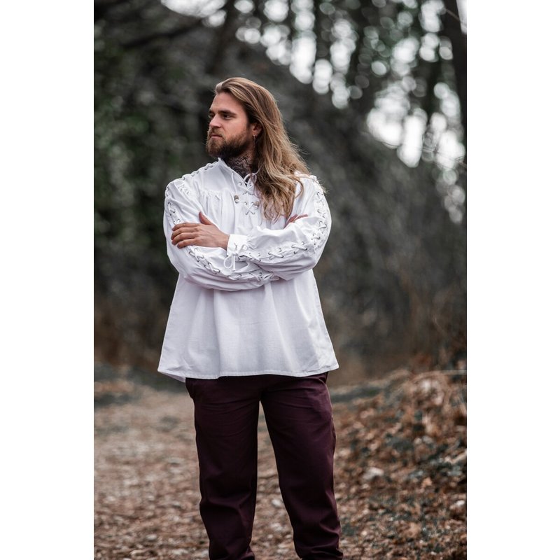 Adrian Medieval Lace-Up Henley Shirt - Product image 2