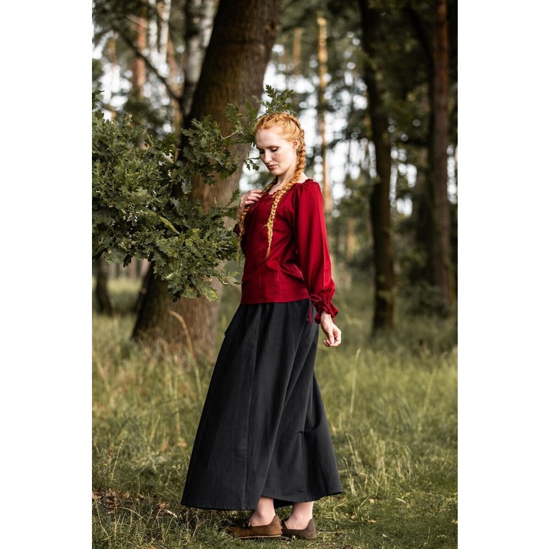 Edith Medieval Blouse — Off-the-Shoulder Cotton Peasant Top - Product image 2